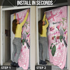 Personalised Australia Day Door Cover Pink Parrot Bird Opal Art - Aussie Hoodie