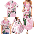 Personalised Australia Day Family Matching Summer Maxi Dress and Hawaiian Shirt Pink Parrot Bird Opal Art - Aussie Hoodie