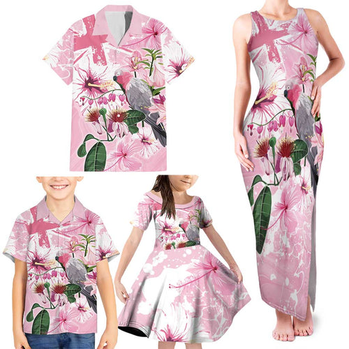 Personalised Australia Day Family Matching Tank Maxi Dress and Hawaiian Shirt Pink Parrot Bird Opal Art - Aussie Hoodie