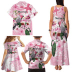 Personalised Australia Day Family Matching Tank Maxi Dress and Hawaiian Shirt Pink Parrot Bird Opal Art - Aussie Hoodie