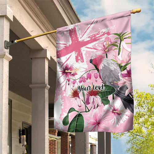 Personalised Australia Day Garden Flag Pink Parrot Bird Opal Art - Aussie Hoodie