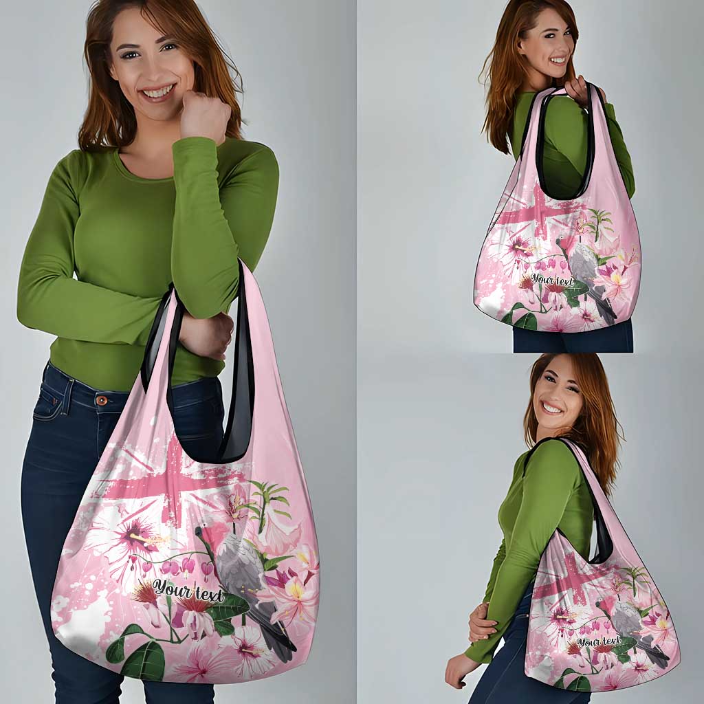 Personalised Australia Day Grocery Bag Pink Parrot Bird Opal Art - Aussie Hoodie