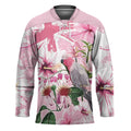 Personalised Australia Day Hockey Jersey Pink Parrot Bird Opal Art - Aussie Hoodie