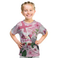 Personalised Australia Day Kid T Shirt Pink Parrot Bird Opal Art - Aussie Hoodie