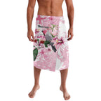 Personalised Australia Day Lavalava Pink Parrot Bird Opal Art - Aussie Hoodie