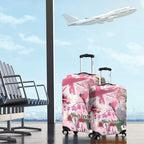 Personalised Australia Day Luggage Cover Pink Parrot Bird Opal Art - Aussie Hoodie