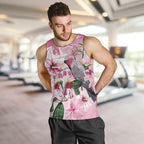 Personalised Australia Day Men Tank Top Pink Parrot Bird Opal Art - Aussie Hoodie