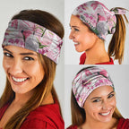 Personalised Australia Day Neck Gaiter Pink Parrot Bird Opal Art - Aussie Hoodie