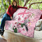 Personalised Australia Day Quilt Pink Parrot Bird Opal Art - Aussie Hoodie