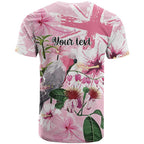 Personalised Australia Day T Shirt Pink Parrot Bird Opal Art - Aussie Hoodie