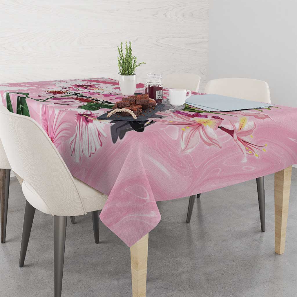 Personalised Australia Day Tablecloth Pink Parrot Bird Opal Art - Aussie Hoodie