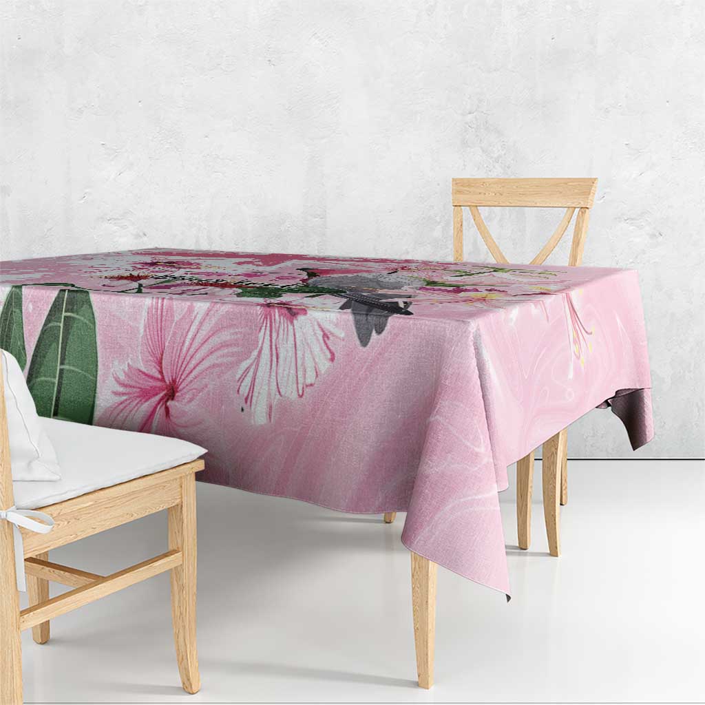 Personalised Australia Day Tablecloth Pink Parrot Bird Opal Art - Aussie Hoodie