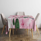Personalised Australia Day Tablecloth Pink Parrot Bird Opal Art - Aussie Hoodie