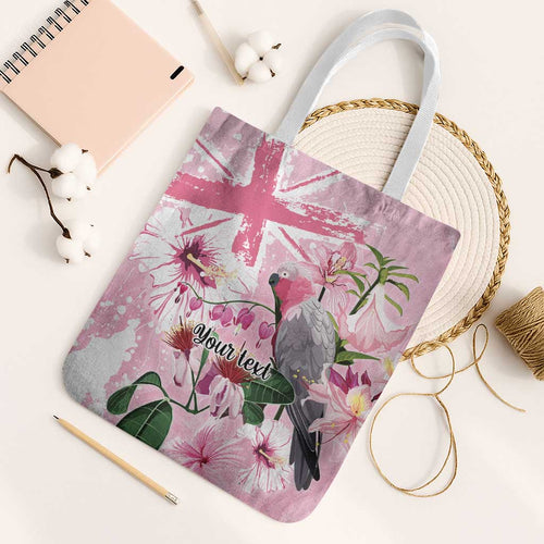 Personalised Australia Day Tote Bag Pink Parrot Bird Opal Art - Aussie Hoodie