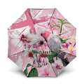 Personalised Australia Day Umbrella Pink Parrot Bird Opal Art - Aussie Hoodie