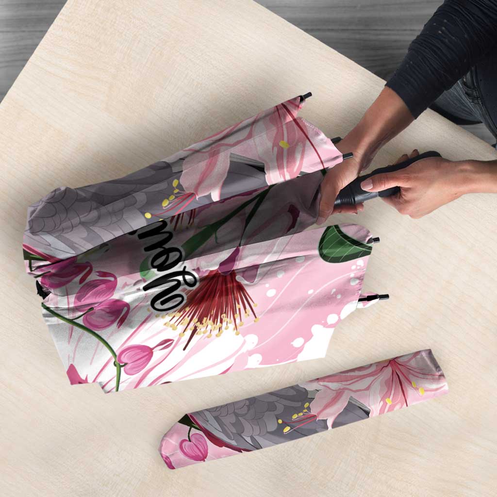 Personalised Australia Day Umbrella Pink Parrot Bird Opal Art - Aussie Hoodie