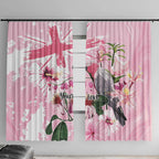 Personalised Australia Day Window Curtain Pink Parrot Bird Opal Art - Aussie Hoodie