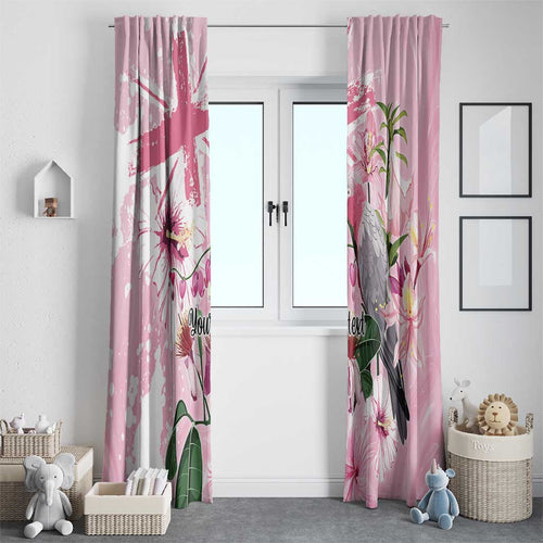Personalised Australia Day Window Curtain Pink Parrot Bird Opal Art - Aussie Hoodie