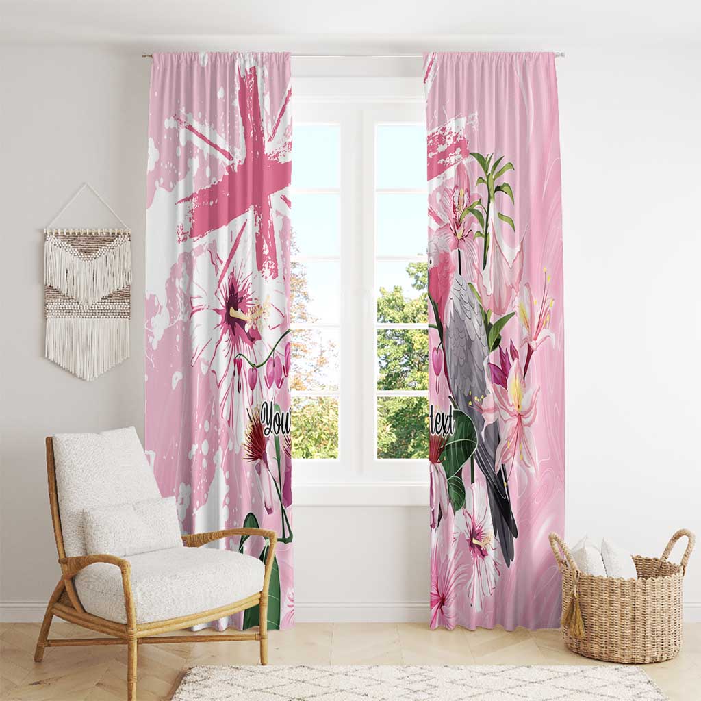 Personalised Australia Day Window Curtain Pink Parrot Bird Opal Art - Aussie Hoodie