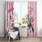Personalised Australia Day Window Curtain Pink Parrot Bird Opal Art - Aussie Hoodie