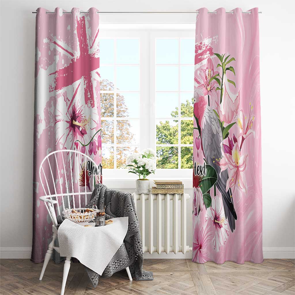 Personalised Australia Day Window Curtain Pink Parrot Bird Opal Art - Aussie Hoodie