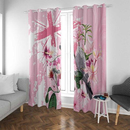 Personalised Australia Day Window Curtain Pink Parrot Bird Opal Art - Aussie Hoodie