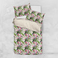 Aussie Pink Cockatoo Flowers Seamless Pattern Bedding Set - Aussie Hoodie