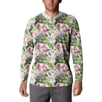 Aussie Pink Cockatoo Flowers Seamless Pattern Button Sweatshirt - Aussie Hoodie
