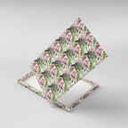 Aussie Pink Cockatoo Flowers Seamless Pattern Canvas Wall Art - Aussie Hoodie