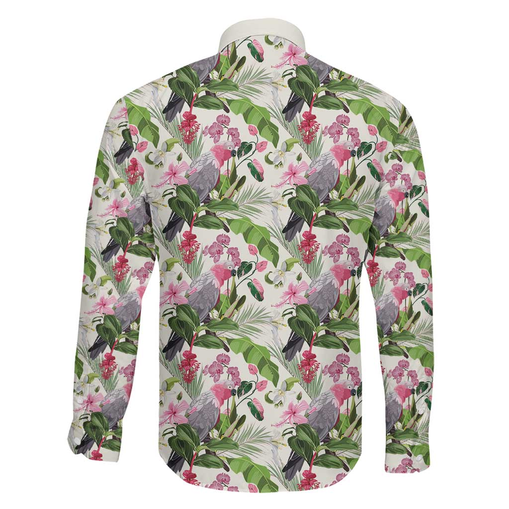 Aussie Pink Cockatoo Flowers Seamless Pattern Family Matching Summer Maxi Dress and Hawaiian Shirt - Aussie Hoodie