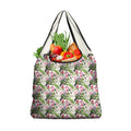 Aussie Pink Cockatoo Flowers Seamless Pattern Grocery Bag - Aussie Hoodie