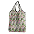 Aussie Pink Cockatoo Flowers Seamless Pattern Grocery Bag - Aussie Hoodie
