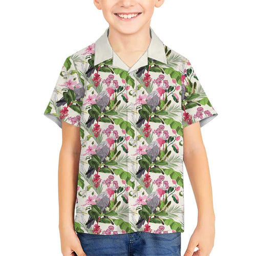 Aussie Pink Cockatoo Flowers Seamless Pattern Hawaiian Shirt - Aussie Hoodie