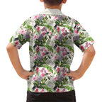 Aussie Pink Cockatoo Flowers Seamless Pattern Hawaiian Shirt - Aussie Hoodie