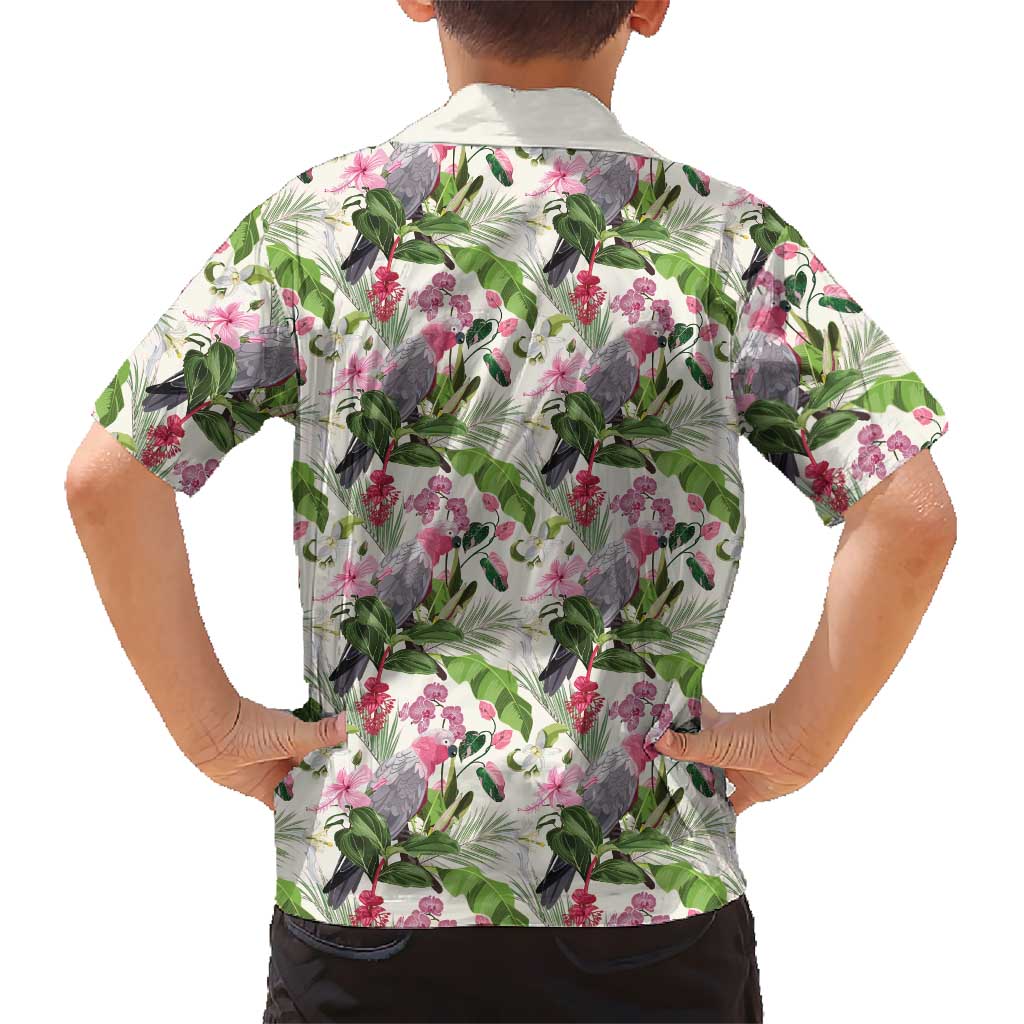 Aussie Pink Cockatoo Flowers Seamless Pattern Hawaiian Shirt - Aussie Hoodie