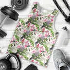 Aussie Pink Cockatoo Flowers Seamless Pattern Men Tank Top - Aussie Hoodie