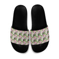 Aussie Pink Cockatoo Flowers Seamless Pattern Slide Sandals - Aussie Hoodie