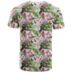 Aussie Pink Cockatoo Flowers Seamless Pattern T Shirt - Aussie Hoodie