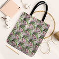 Aussie Pink Cockatoo Flowers Seamless Pattern Tote Bag - Aussie Hoodie