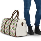 Aussie Pink Cockatoo Flowers Seamless Pattern Travel Bag - Aussie Hoodie