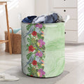 Aussie Budgies Blue And Green Tropical Birds Laundry Basket - Aussie Hoodie