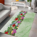 Aussie Budgies Blue And Green Tropical Birds Area Rug - Aussie Hoodie