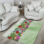 Aussie Budgies Blue And Green Tropical Birds Area Rug - Aussie Hoodie