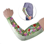 Aussie Budgies Blue And Green Tropical Birds Arm Sleeves - Aussie Hoodie