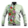 Aussie Budgies Blue And Green Tropical Birds Baseball Jacket - Aussie Hoodie