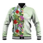 Aussie Budgies Blue And Green Tropical Birds Baseball Jacket - Aussie Hoodie