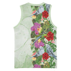 Aussie Budgies Blue And Green Tropical Birds Basketball Jersey - Aussie Hoodie