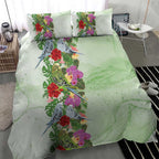 Aussie Budgies Blue And Green Tropical Birds Bedding Set - Aussie Hoodie