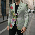 Aussie Budgies Blue And Green Tropical Birds Blazer - Aussie Hoodie