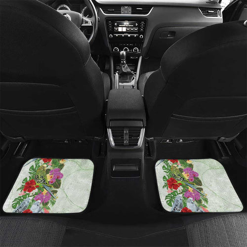 Aussie Budgies Blue And Green Tropical Birds Car Mats - Aussie Hoodie